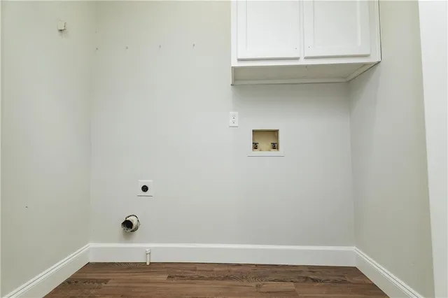 a view of a small space with a sink