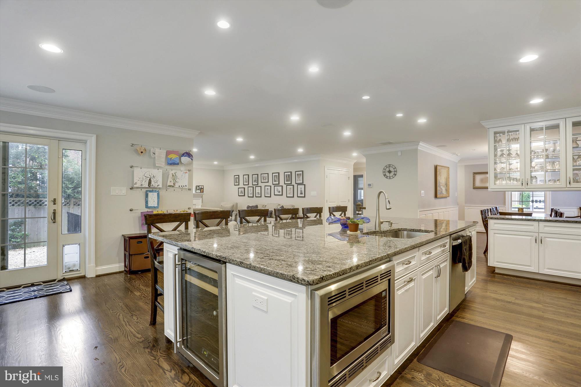 5611 Ogden Road Bethesda, MD 20816 - Photo 6 of 27 Kitchen with Over-sized Island