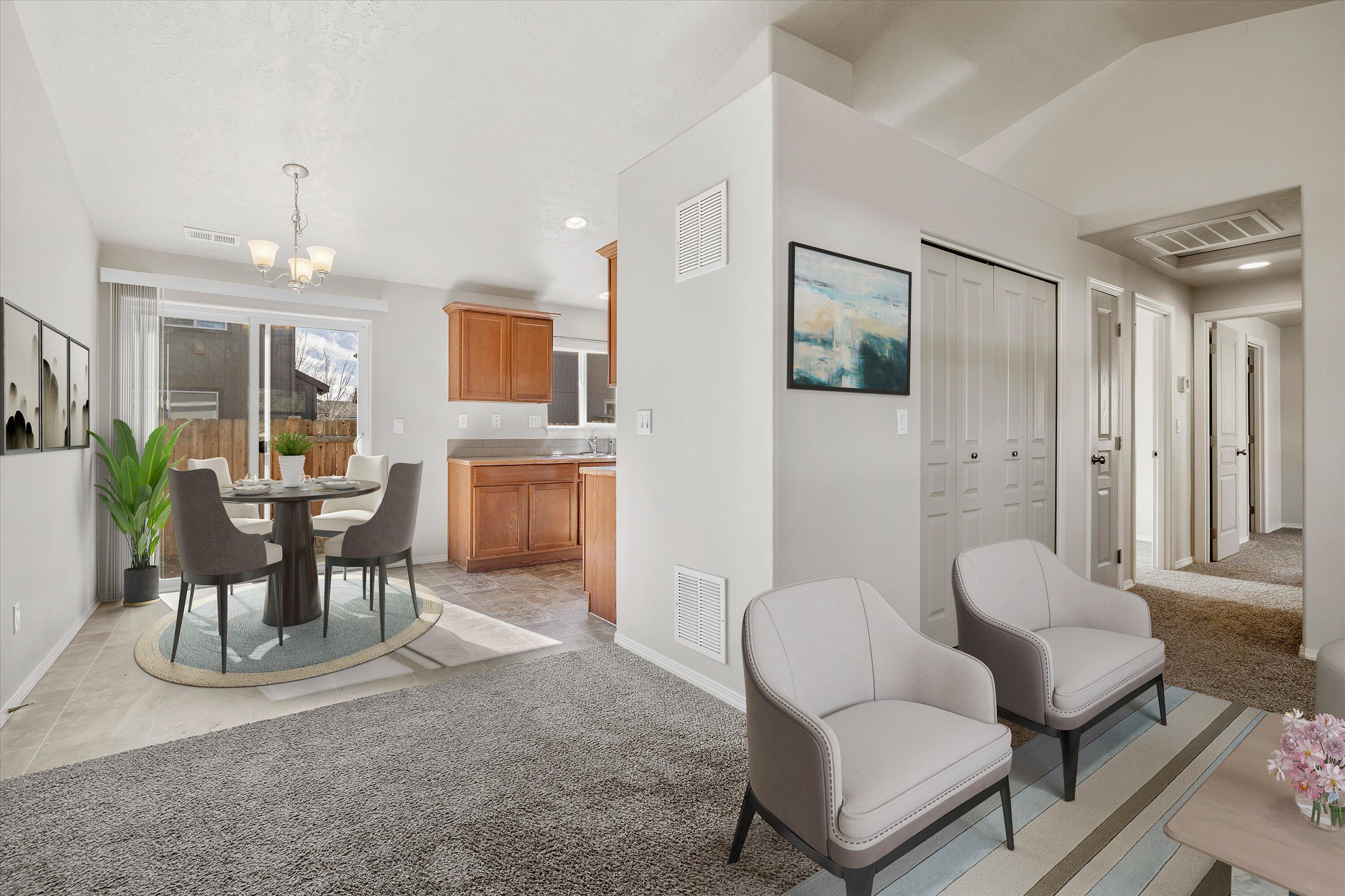 61803 Southeast Rolo Court Bend, OR 97702 - Photo 7 of 23 Dining Area Virtually Staged