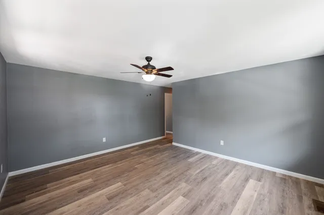 wooden floor in an empty room