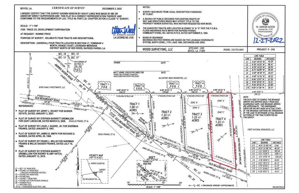 Lot 4 Old Beaubouef Road Deville, LA 71328 - Photo 2 of 2 Gallery Image 2