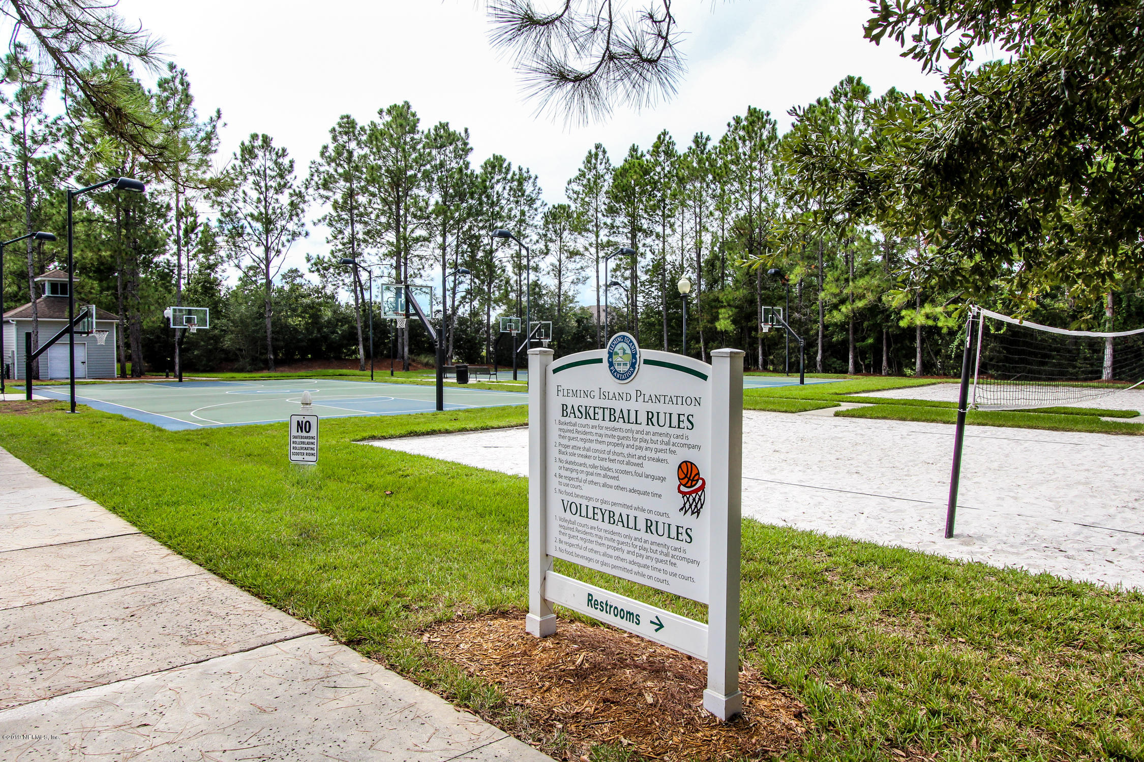 1801 Sugar Maple Road Fleming Island, FL 32003 - Photo 53 of 55 Basketball & Volleyball Courts