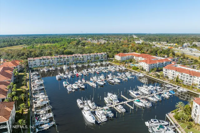 a view of a city with an ocean view