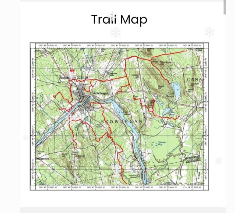 846 Notch Road Skowhegan, ME 04976 - Photo 54 of 54 Trail Map
