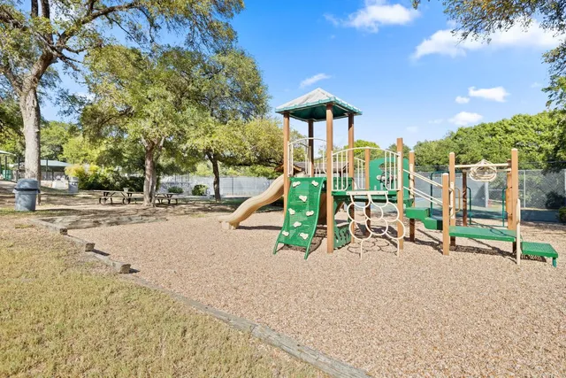 a view of outdoor space with seating
