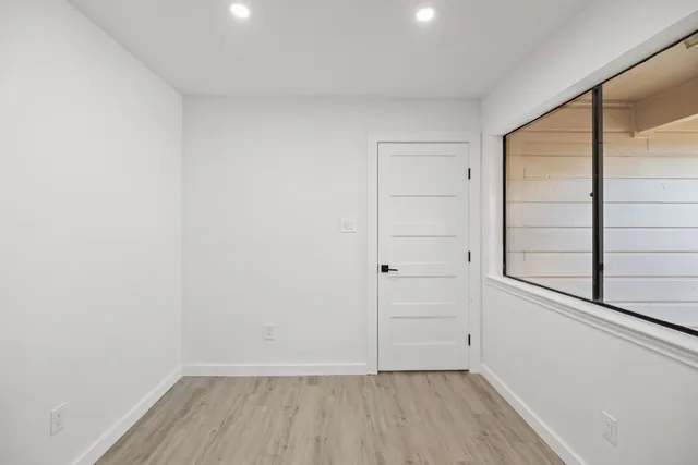 wooden floor in an empty room