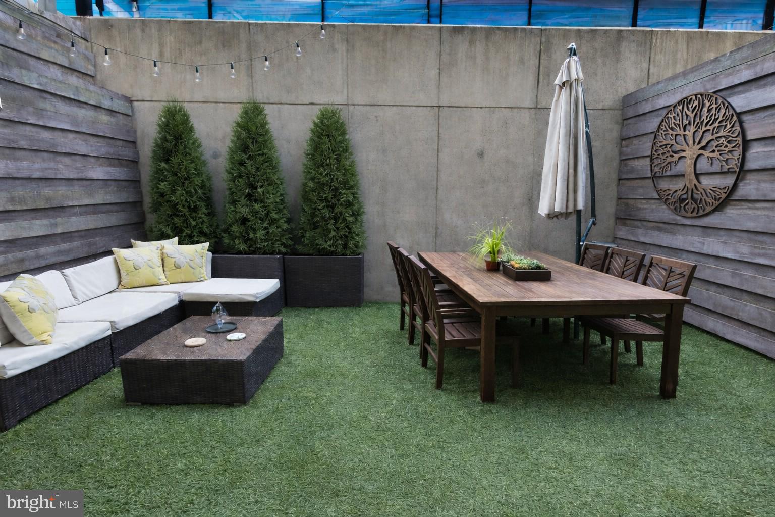 Huge Patio Virtually Staged