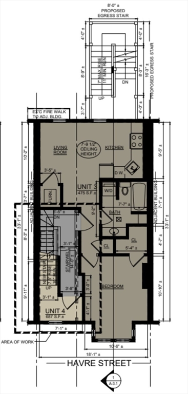 135 Havre Street, Unit 4 Boston, MA 02128 - Photo 3 of 4 a picture of a bathroom with a sink
