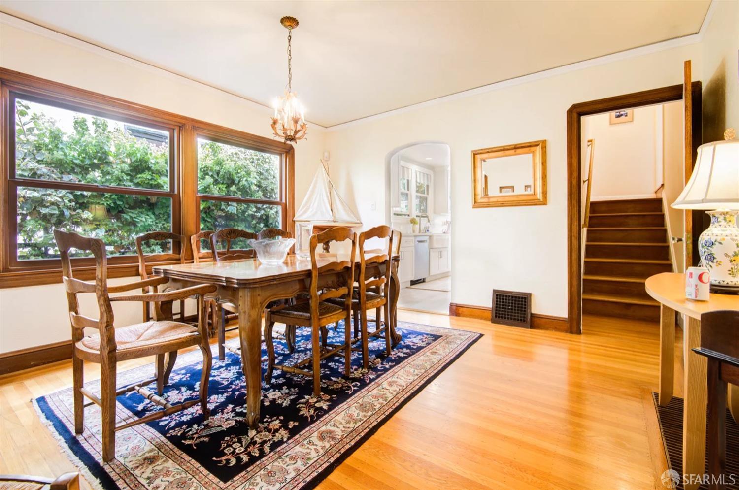 3231 Fernside Boulevard Alameda, CA 94501 - Photo 9 of 38 a view of a dining room with furniture window and outside view