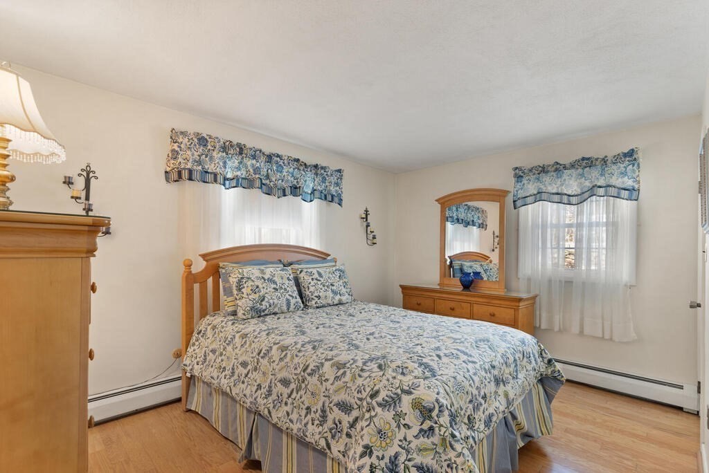 23 Walker Road Beverly, MA 01915 - Photo 22 of 33 a bedroom with a bed and wooden floor