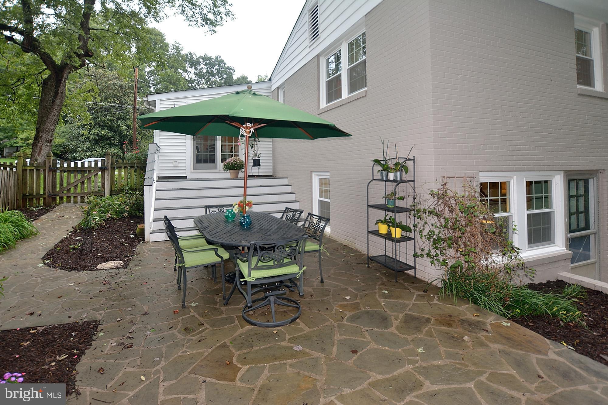 1123 Cameron Road Alexandria, VA 22308 - Photo 26 of 30 Flagstone Patio off Family Room