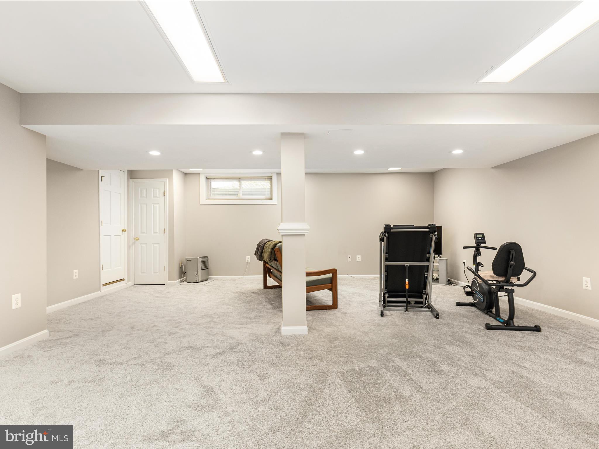 6434 Rives Court Springfield, VA 22150 - Photo 32 of 49 Large Rec Room w/ new carpet