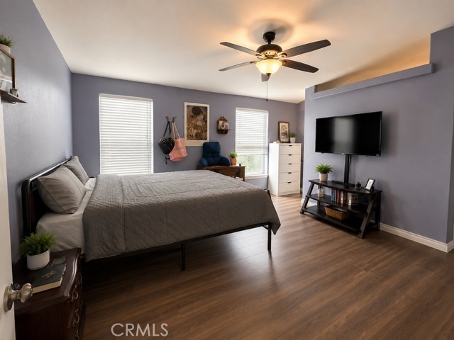 28820 Memory Winchester, CA 92596 - Photo 11 of 18 a bedroom with a bed window and a flat screen tv