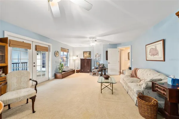 a view of an ocean and beach