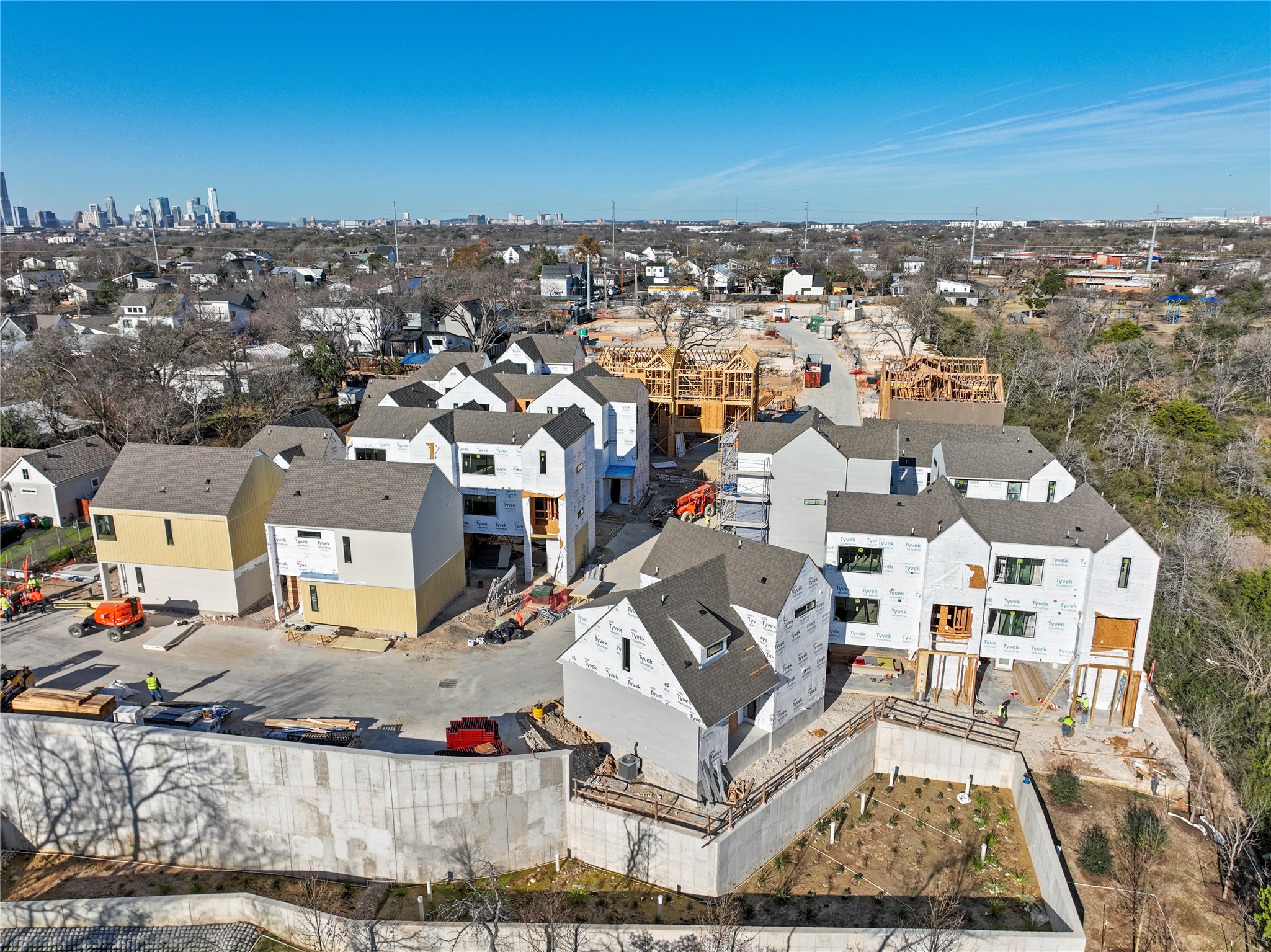 1406 Mason Avenue Austin, TX 78721 - Photo 8 of 30 an aerial view of residential houses with outdoor space