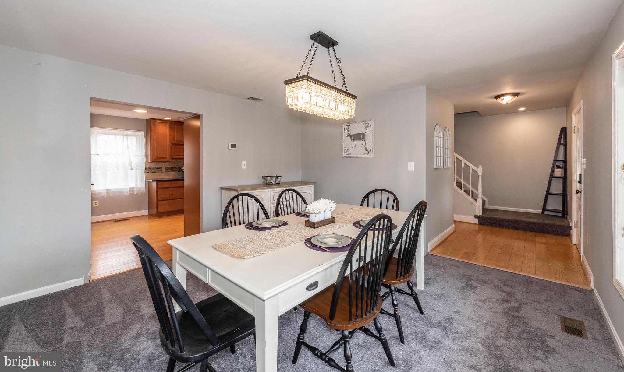 4125 Spring View Drive Jefferson, MD 21755 - Photo 6 of 58 Formal Dining /Kitchen /Entry View