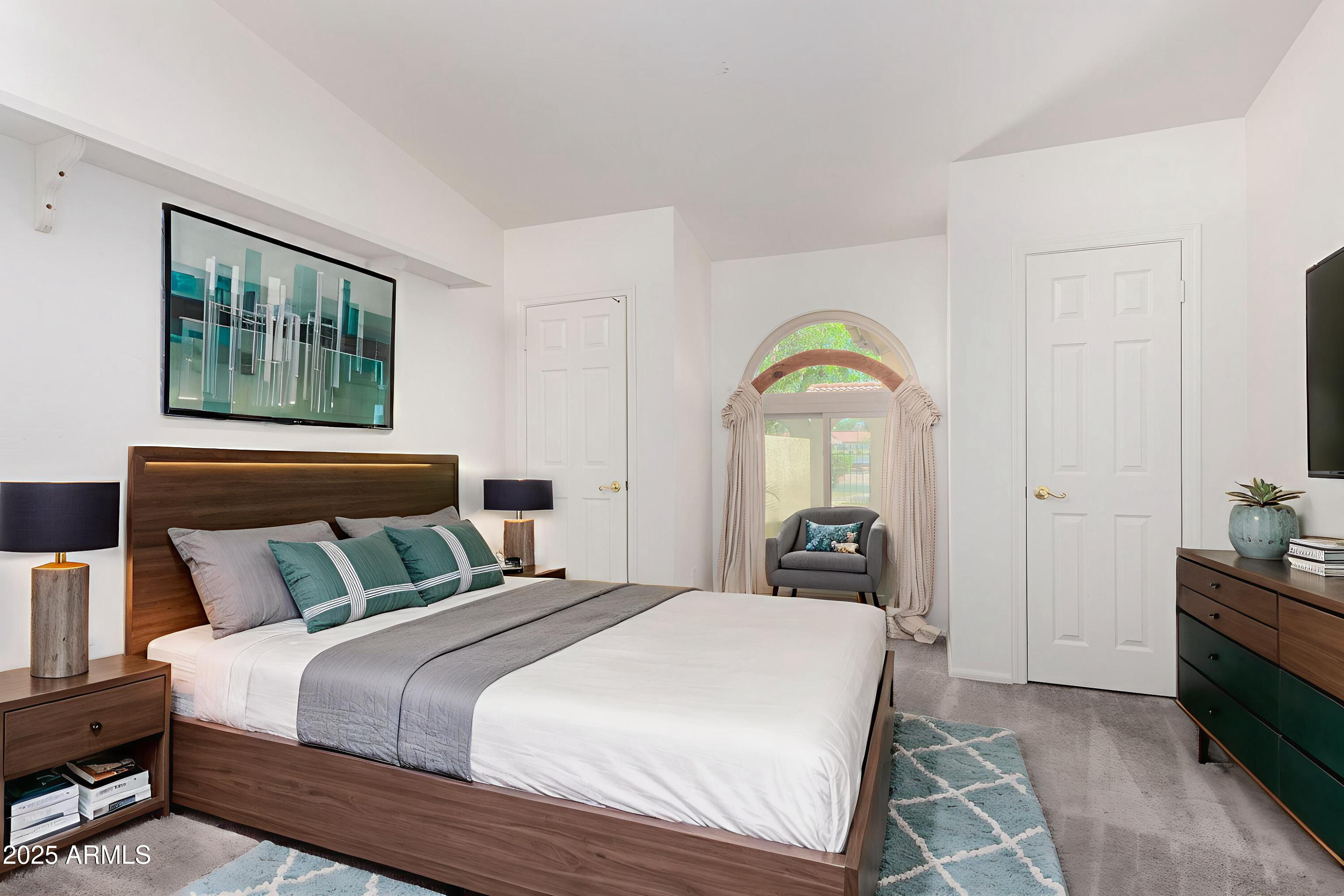 2059 East Brown Road, Unit 35 Mesa, AZ 85213 - Photo 6 of 37 Virtually Staged Guest Bedroom