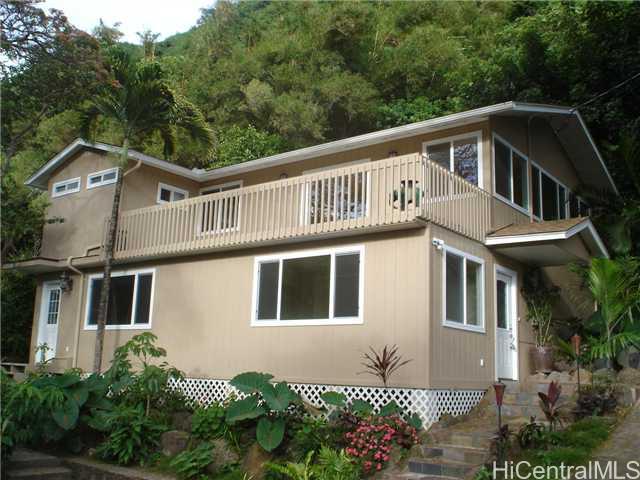 2547 Lā-'ī Road, Unit A Honolulu, HI 96816 - Photo 1 of 1 Looking up at this almost completely new home.