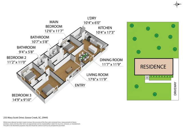 $315,000 | 235 Mary Scott Drive, Goose Creek, SC 29445