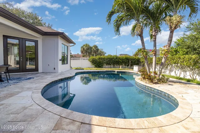a view of outdoor space yard and swimming pool