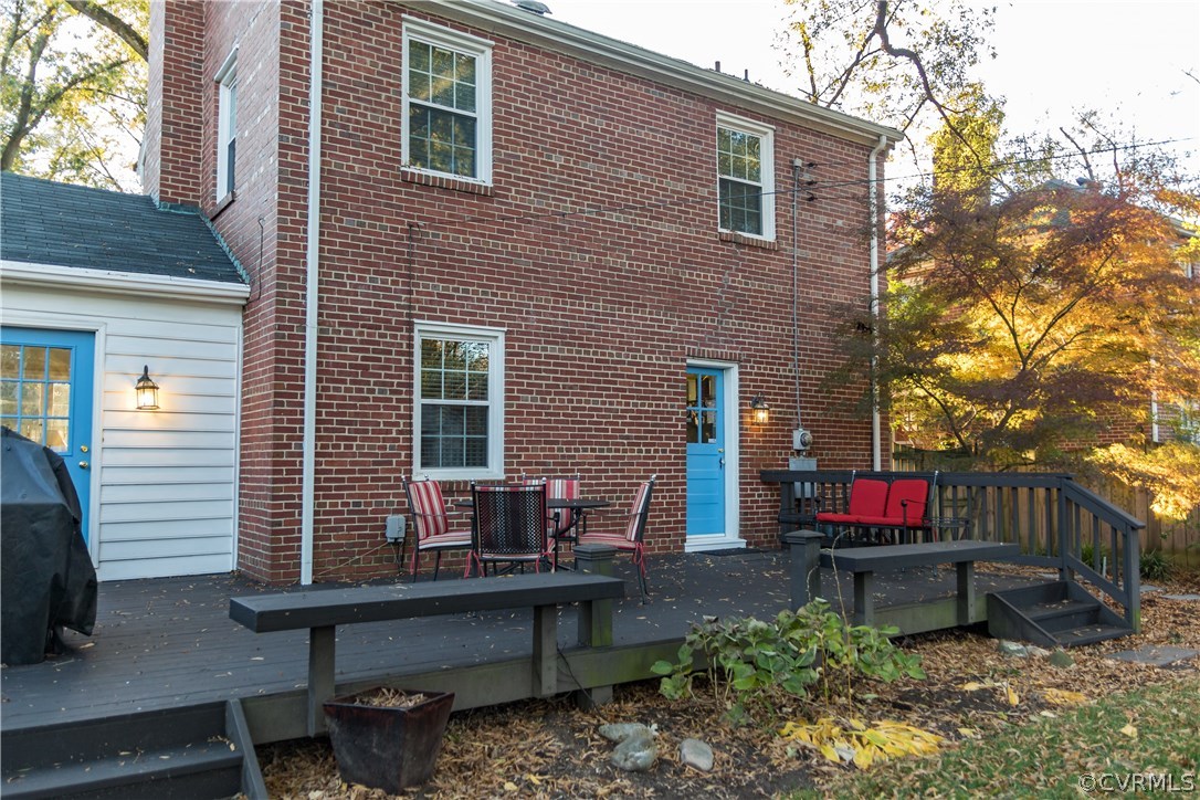 5109 Sylvan Road Richmond, VA 23225 - Photo 24 of 27 rear deck
