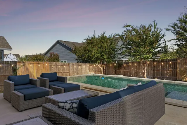 a view of a couches in a patio