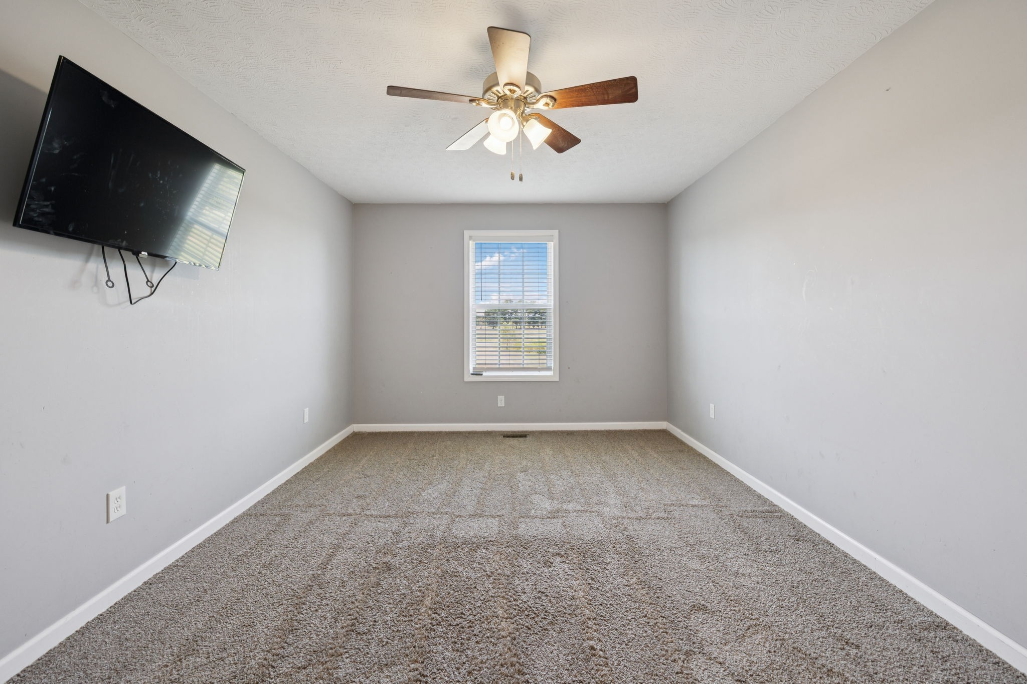 800 Williams Road Lafayette, TN 37083 - Photo 30 of 49 an empty room with windows and flat screen tv
