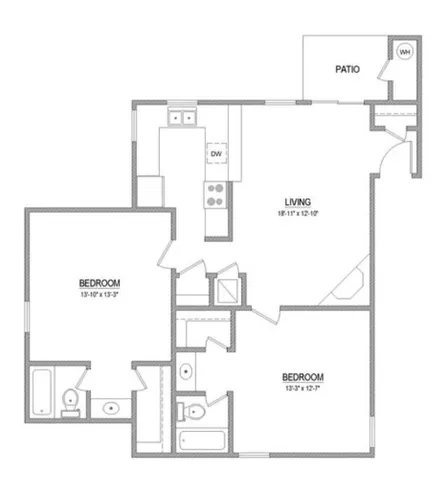 $1,050 | 3707 Buffalo Springs Trail, Unit 301, Georgetown, TX 78628