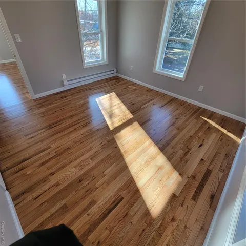 a view of wooden floor