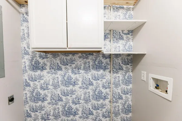 a view of a backyard of snow