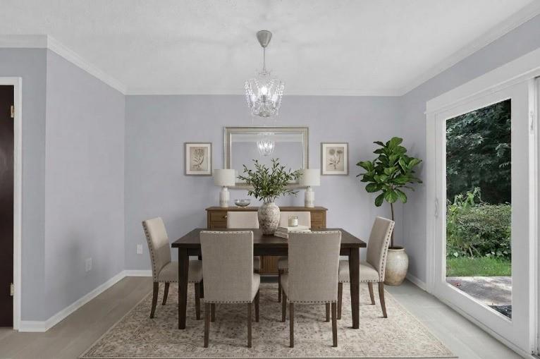 1424 Springleaf Circle Southeast Smyrna, GA 30080 - Photo 11 of 38 a view of a dining room with furniture window and outside view