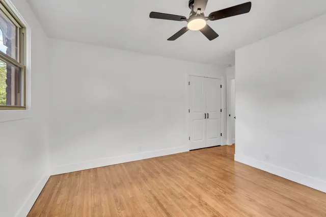 wooden floor in an empty room