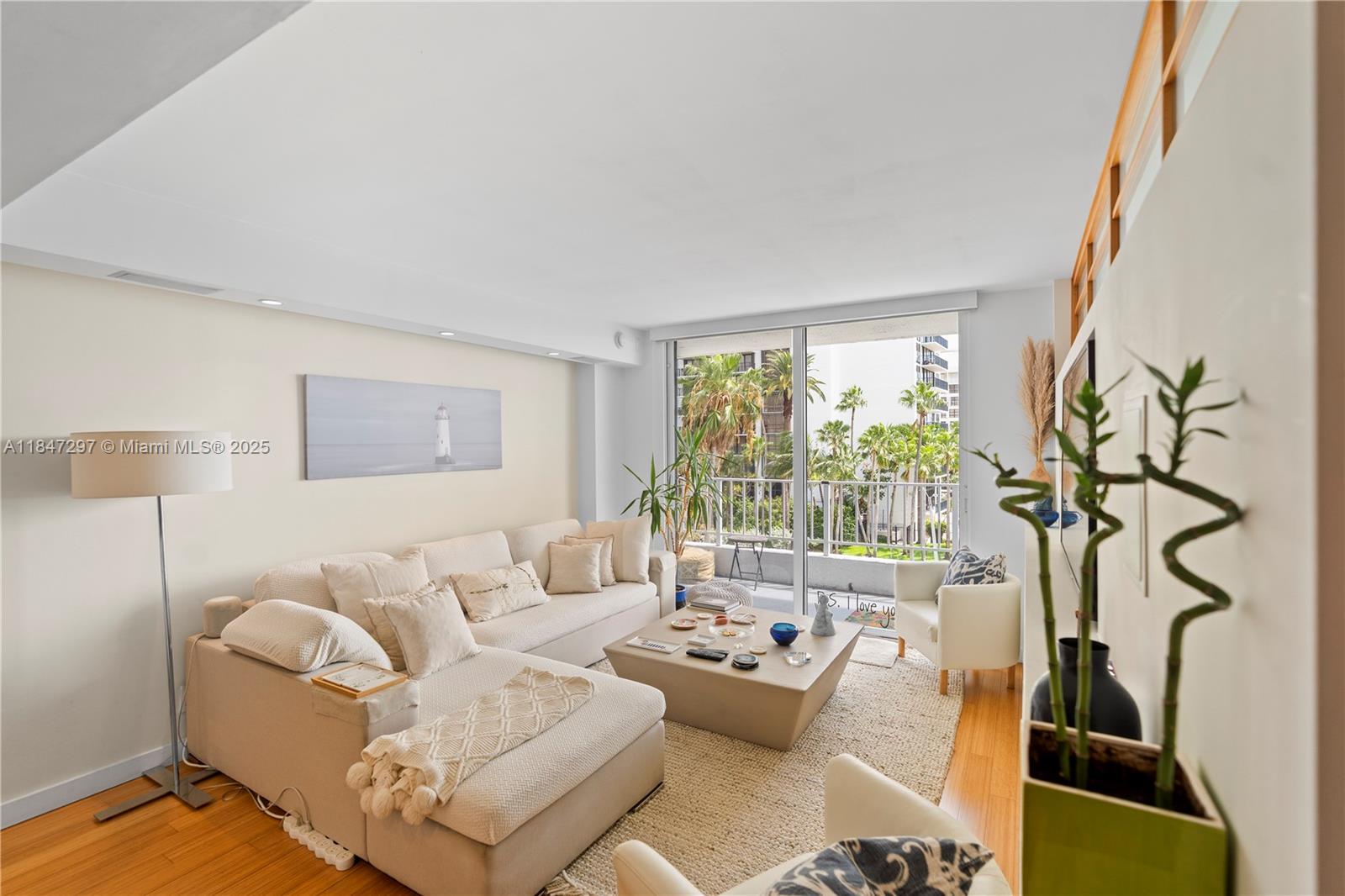 Brickell Miami, FL 33129 - Photo 7 of 42 a living room with furniture and a large window