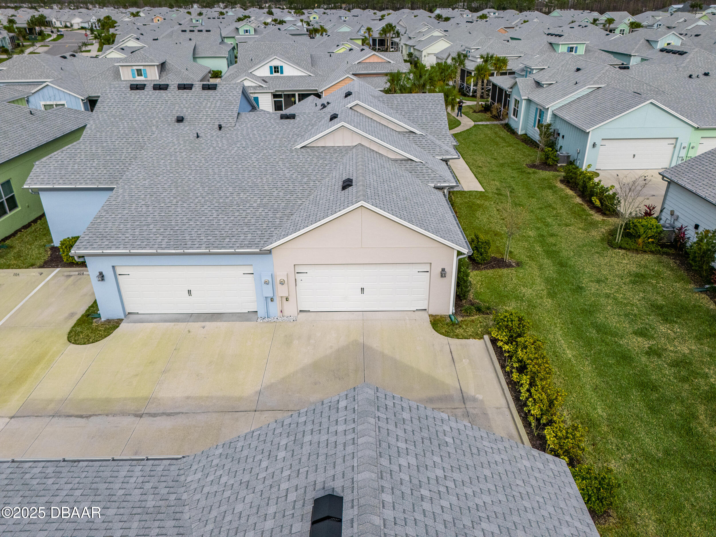208 Ocean Hammock Loop Daytona Beach, FL 32124 - Photo 50 of 91 an aerial view of residential houses with outdoor space