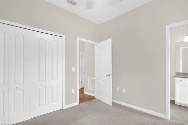 a view of an empty room