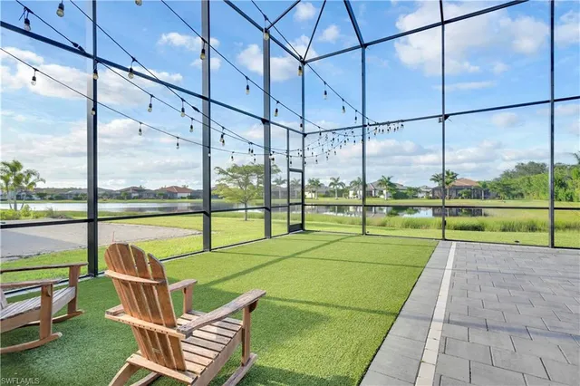 a view of a lake with a lake in the background