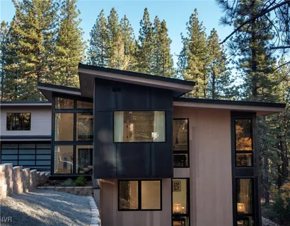 a view of a lake with a mountain in the background