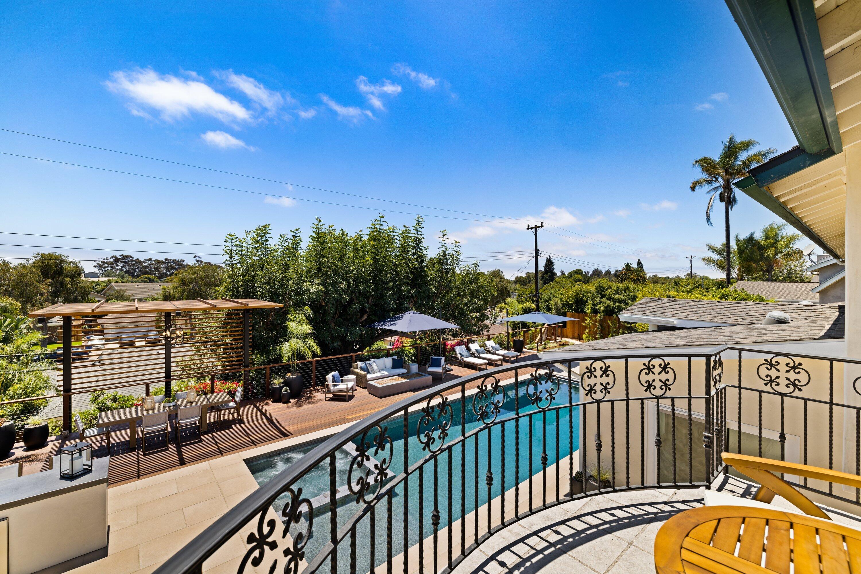 5329 University Drive Santa Barbara, CA 93111 - Photo 22 of 51 a view of a balcony with furniture