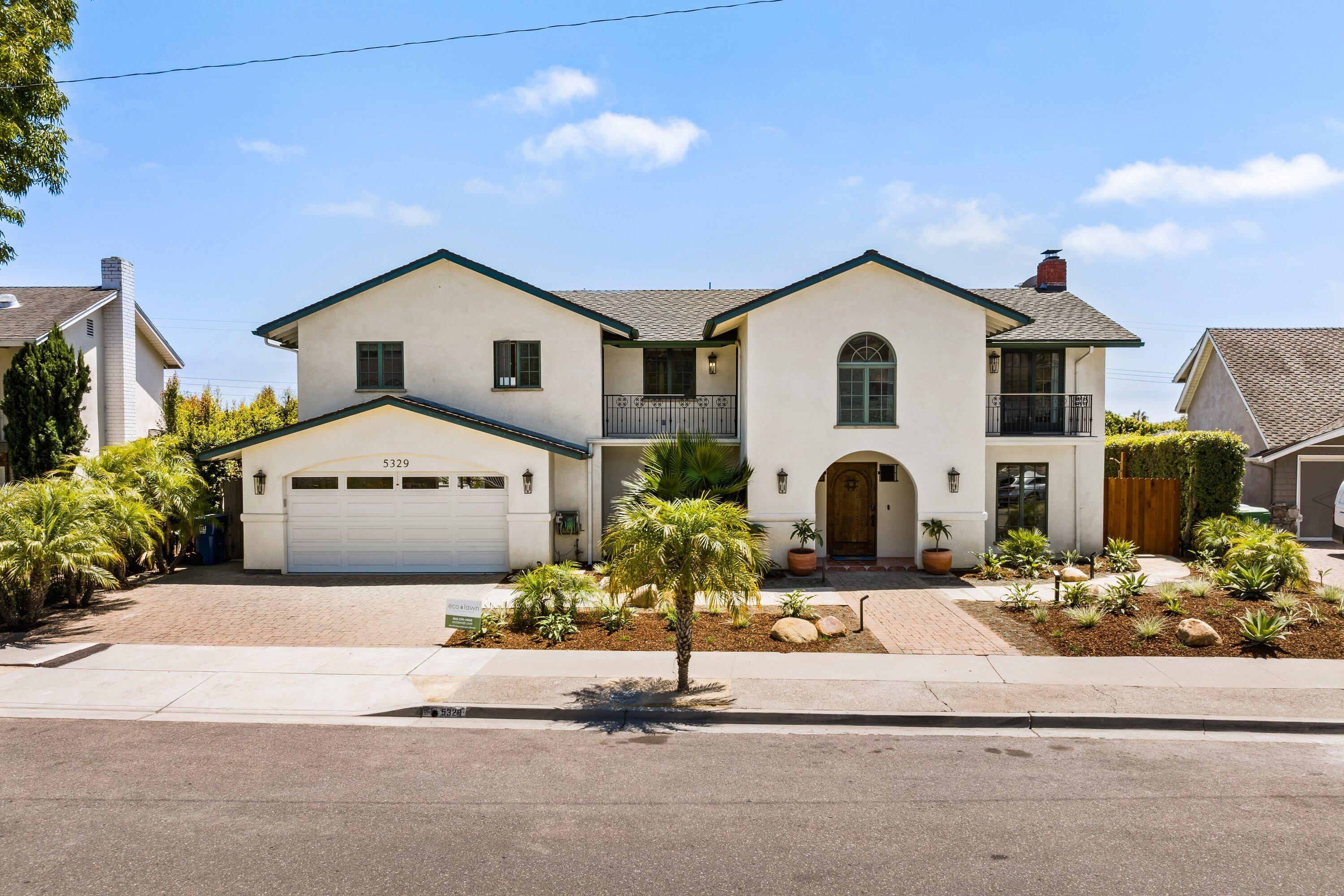 5329 University Drive Santa Barbara, CA 93111 - Photo 50 of 51 a front view of a house with a yard
