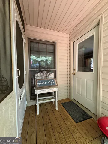 a view of outdoor space deck and entertaining space