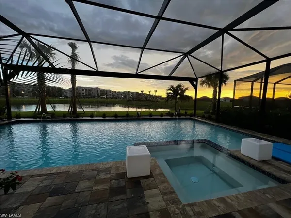 a view of house with lake view