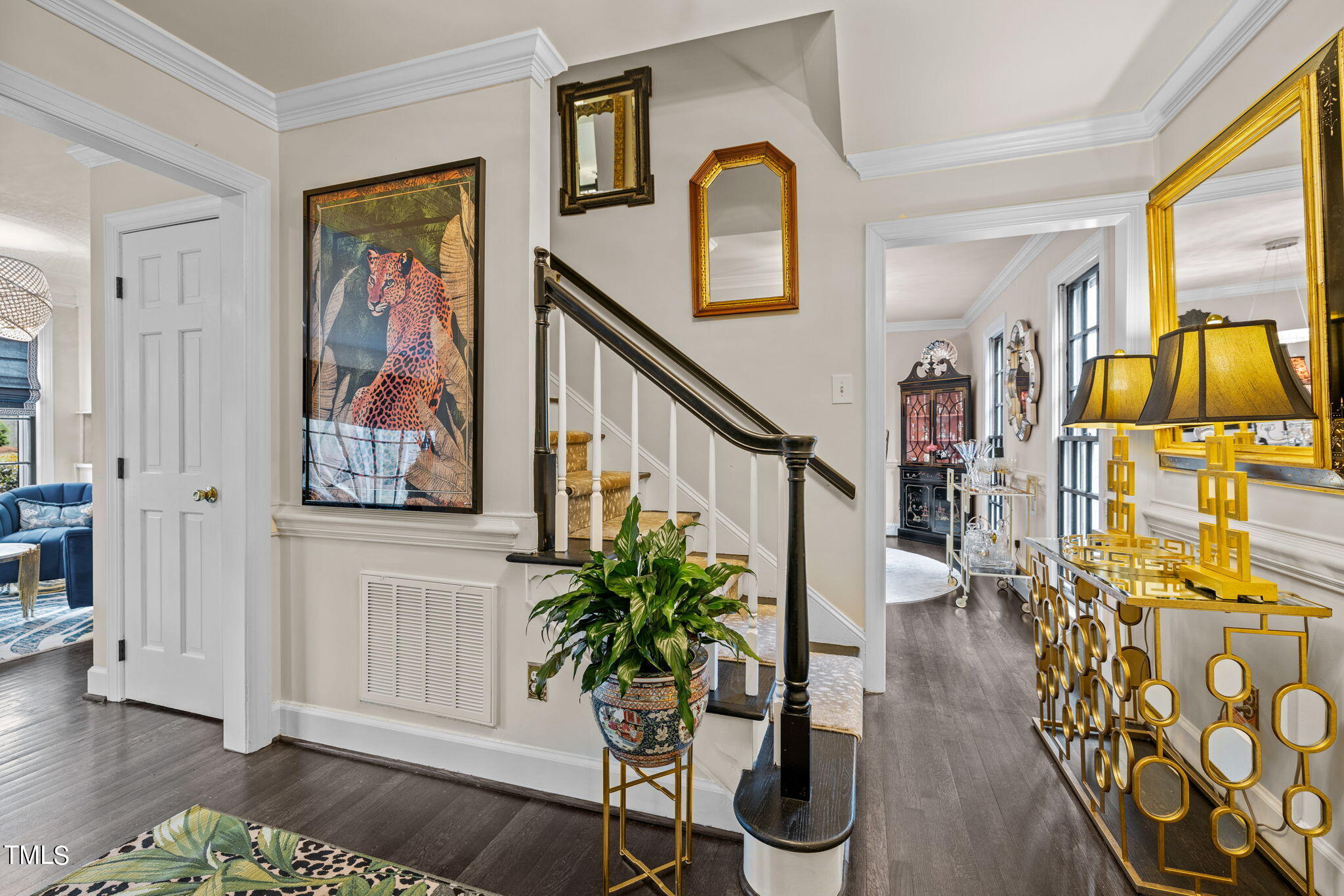 7201 Birchbark Court Raleigh, NC 27615 - Photo 29 of 52 a view of entryway with wooden floor