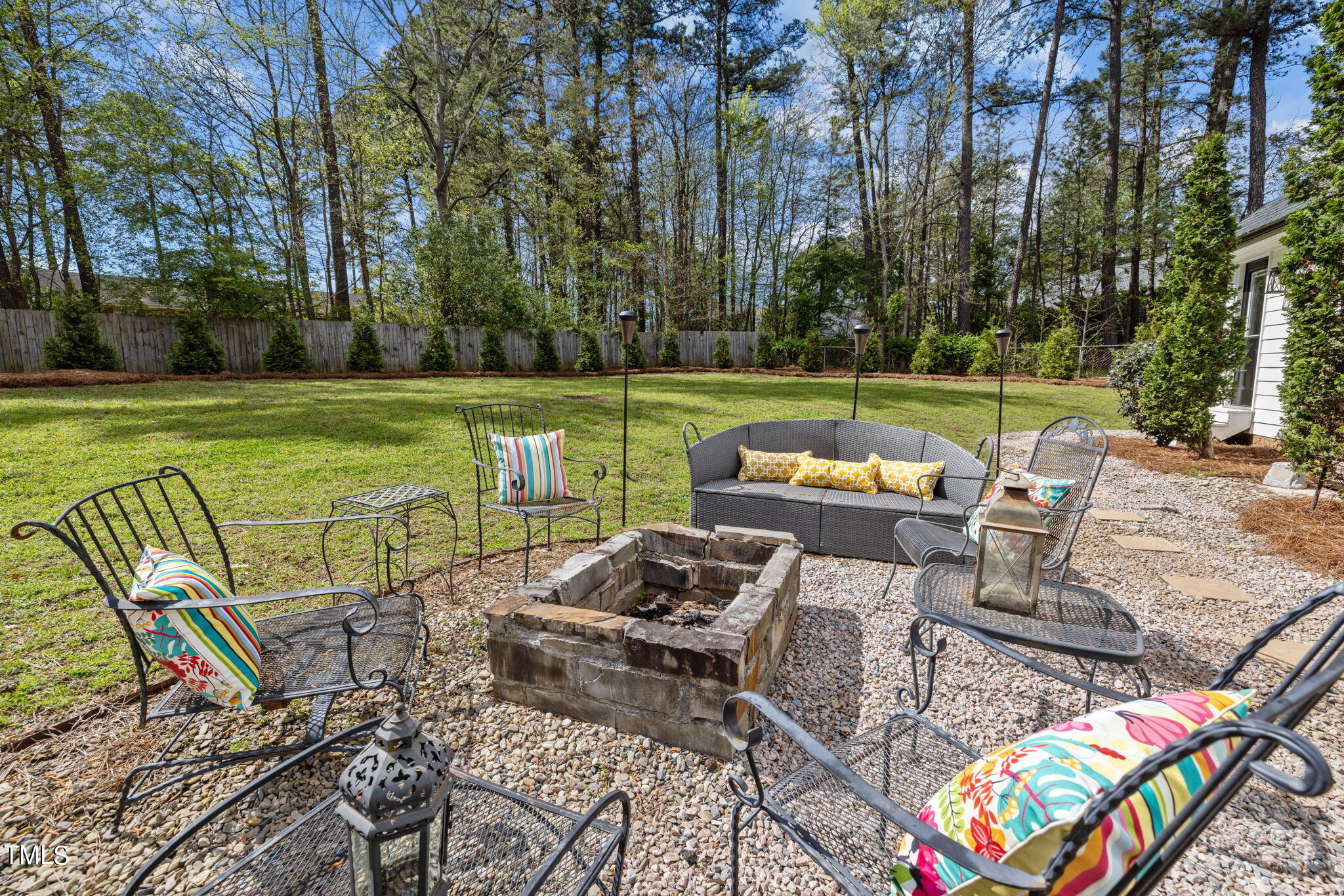 7201 Birchbark Court Raleigh, NC 27615 - Photo 8 of 52 a view of a chairs and table in patio