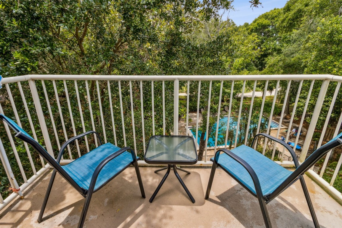 2123 Beachwood Road, Unit 2123 Fernandina Beach, FL 32034 - Photo 16 of 64 a view of a bench in balcony