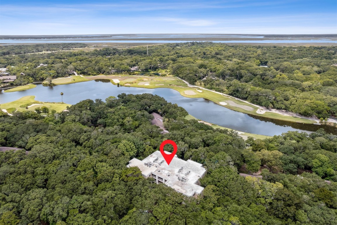2123 Beachwood Road, Unit 2123 Fernandina Beach, FL 32034 - Photo 28 of 64 an aerial view of residential houses with outdoor space and lake view