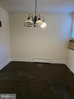 a view of a room with an empty space