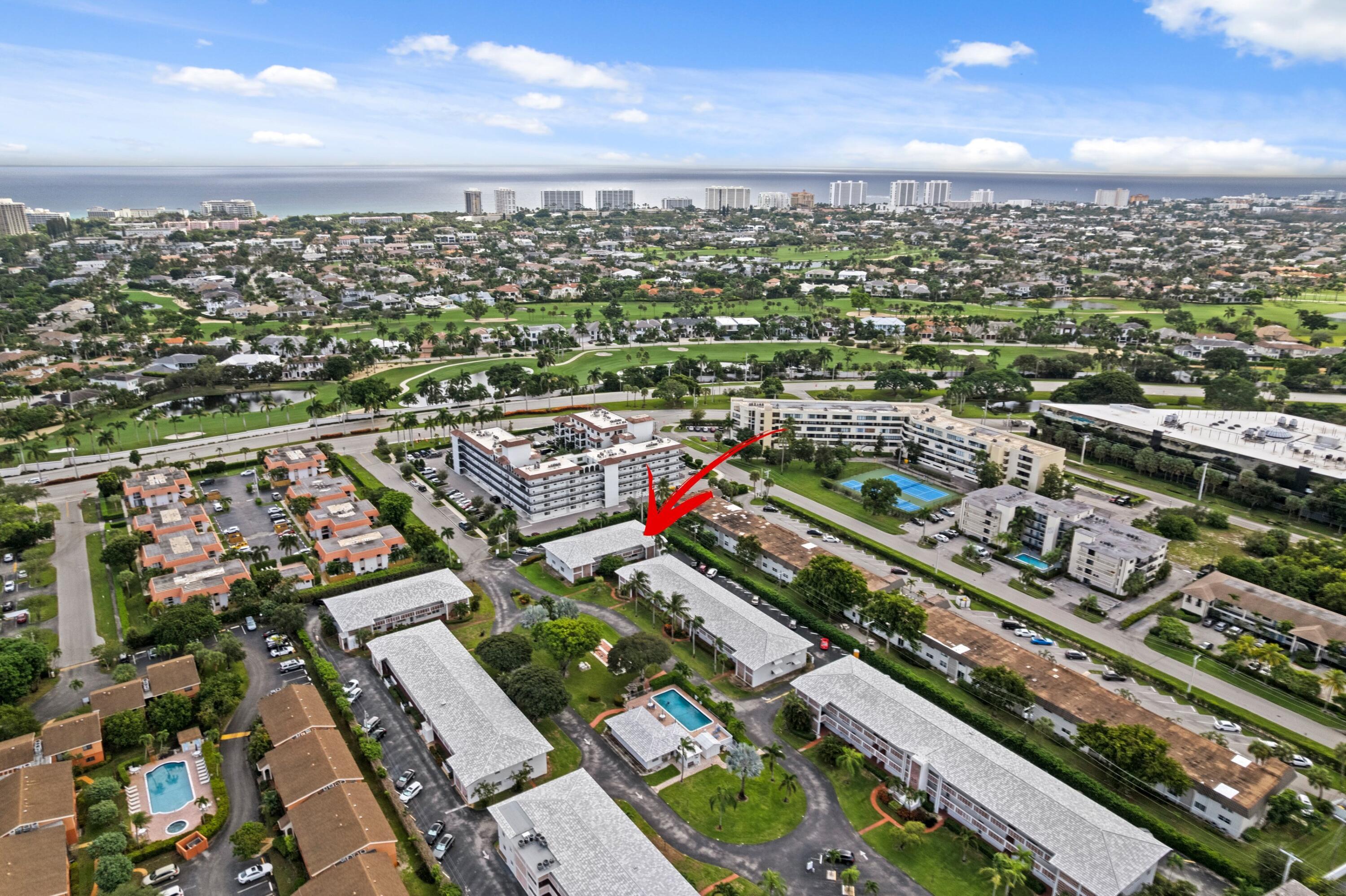 40 Southeast 13th Street, Unit B1 Boca Raton, FL 33432 - Photo 3 of 34 Aerial Ocean View