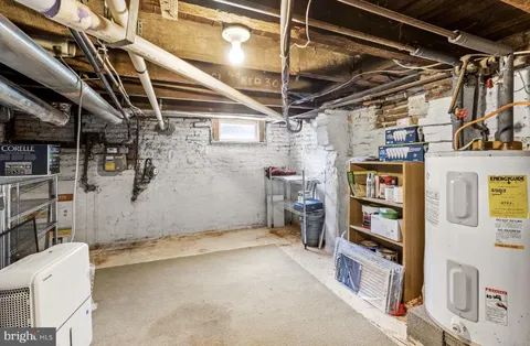 a view of storage and utility room