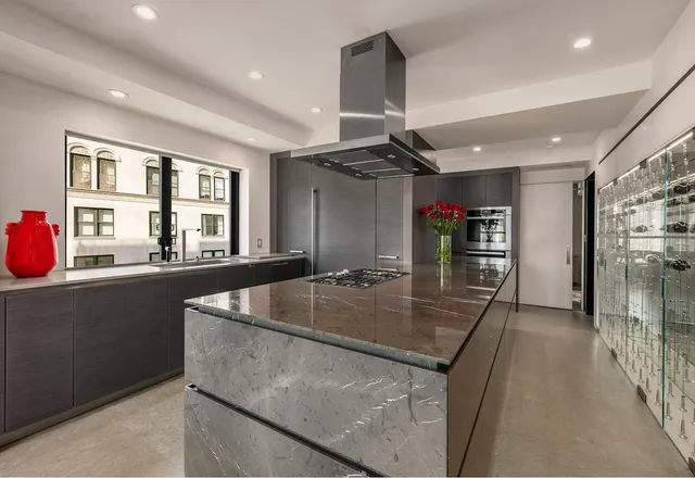 a view of city with tall buildings