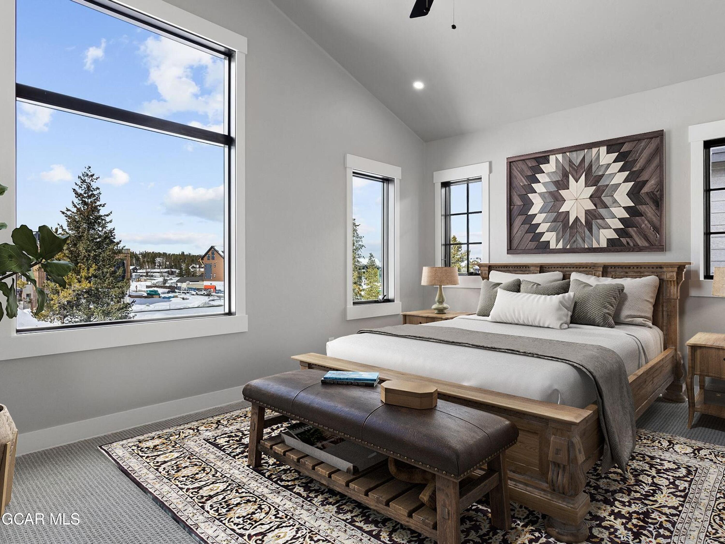 60 Ski Idlewild Road Winter Park, CO 80482 - Photo 16 of 46 a bedroom with a bed and a window